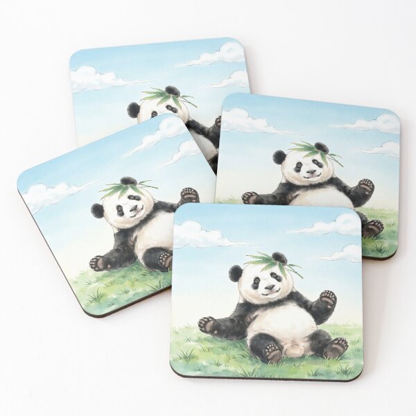 Item preview, nk Panda Lying Down designed and sold by Enchanting East.