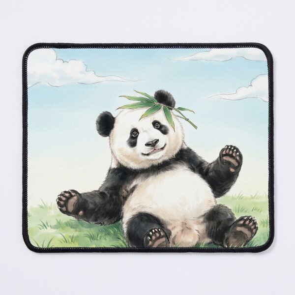 Item preview, nk Panda Lying Down designed and sold by Enchanting East.