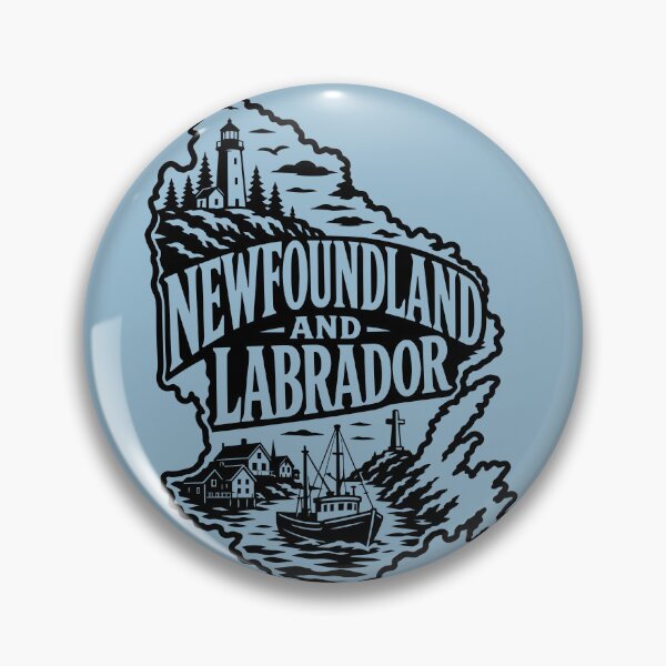 Item preview, Newfoundland and Labrador Canada Maritime Canadian Coast Silhouette designed and sold by meganohm.