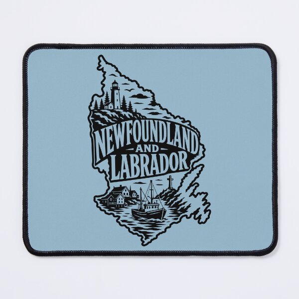 Item preview, Newfoundland and Labrador Canada Maritime Canadian Coast Silhouette designed and sold by meganohm.