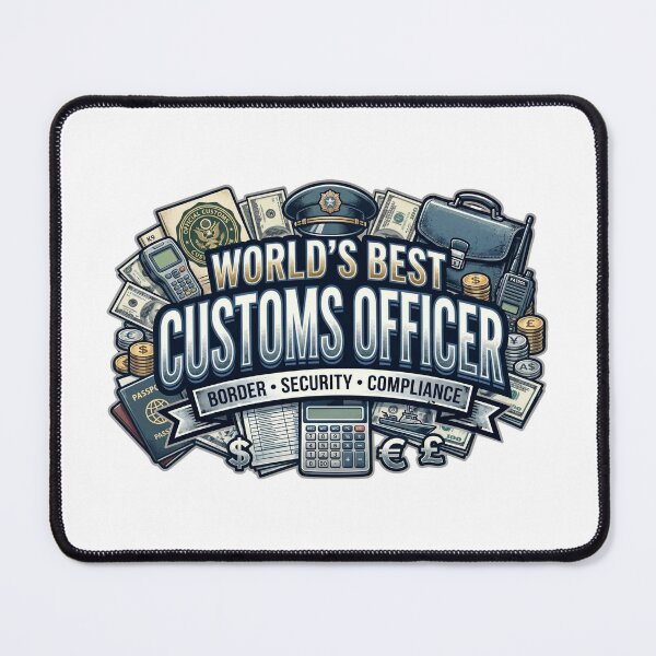 Item preview, World's Best Customs Officer Border Security designed and sold by CdnVeteranGraphics .