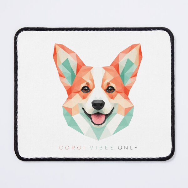 Item preview, Corgi Vibes Only geometric low poly corgi modern minimalist gift designed and sold by language-des.