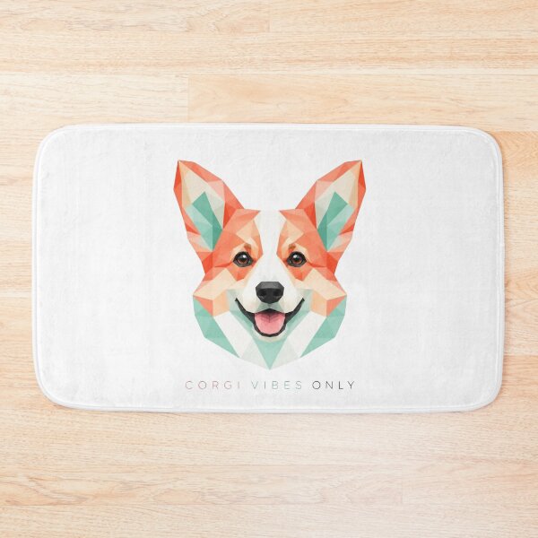 Item preview, Corgi Vibes Only geometric low poly corgi modern minimalist gift designed and sold by language-des.