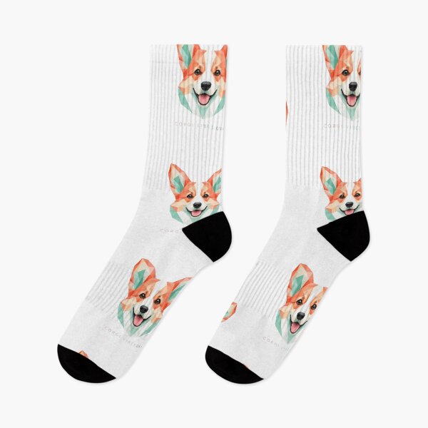 Item preview, Corgi Vibes Only geometric low poly corgi modern minimalist gift designed and sold by language-des.