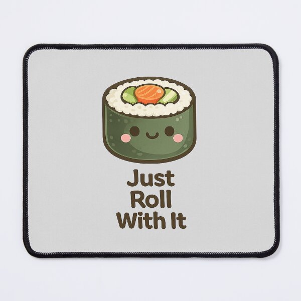 Item preview, Cute Sushi Roll Character — Just Roll With It designed and sold by DreamMachine69.