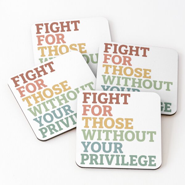 Item preview, Retro Fight For Those Without Your Privilege Distressed Graphic Typography designed and sold by rediscoveredapp.