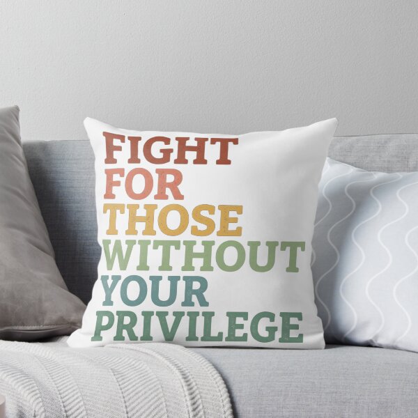 Item preview, Retro Fight For Those Without Your Privilege Distressed Graphic Typography designed and sold by rediscoveredapp.