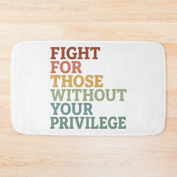 Item preview, Retro Fight For Those Without Your Privilege Distressed Graphic Typography designed and sold by rediscoveredapp.