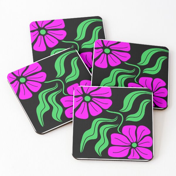 Item preview, Pink  And Green Floral Boho Design designed and sold by Sartoris Art.