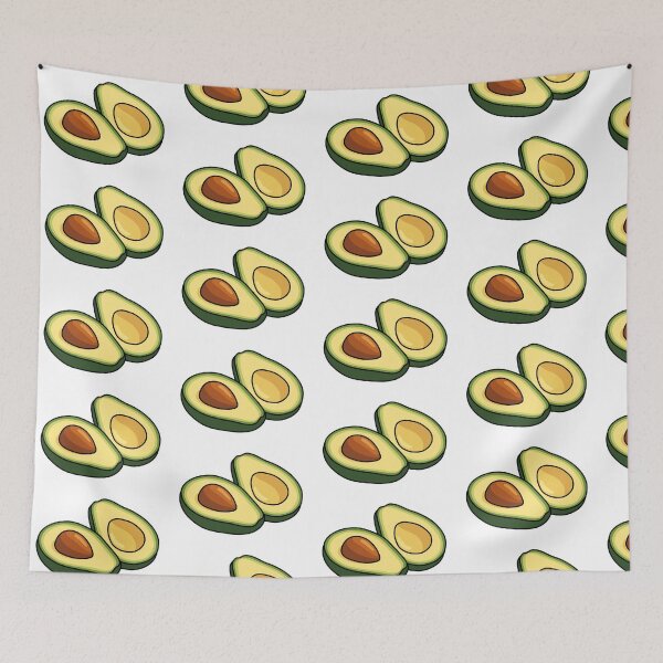 Item preview, Simple Avocado Slice Graphic Design designed and sold by ratihms.art.