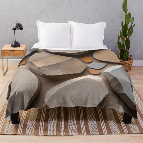Item preview, Organic Matte Stones Terracotta Accents Poster designed and sold by EnmarcArt.