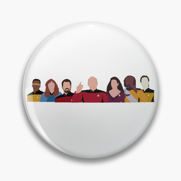Item preview, Crew of the USS Enterprise-D Faceless Art designed and sold by RoseDesigns05.