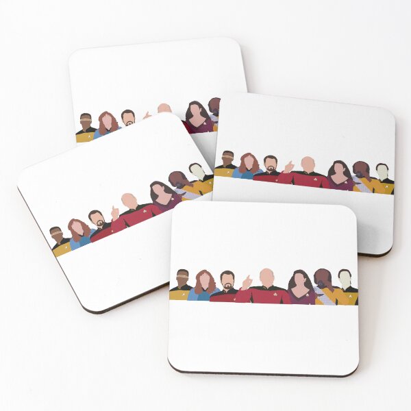 Item preview, Crew of the USS Enterprise-D Faceless Art designed and sold by RoseDesigns05.