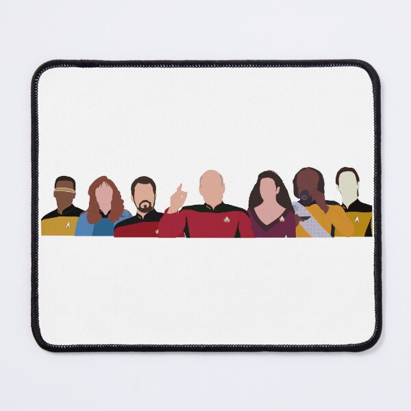 Item preview, Crew of the USS Enterprise-D Faceless Art designed and sold by RoseDesigns05.