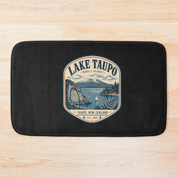 Item preview, Lake Taupo Newzealand designed and sold by TulipaGraphics.