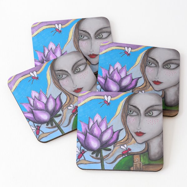Item preview, Tashi with Lotus Flower designed and sold by joeybrooksarts.