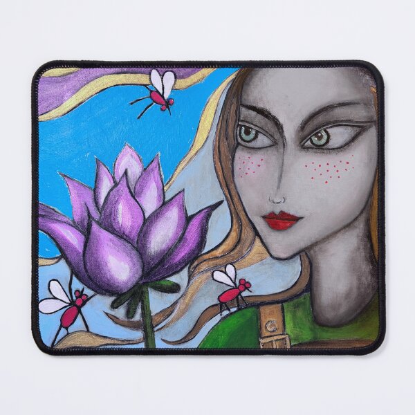 Item preview, Tashi with Lotus Flower designed and sold by joeybrooksarts.