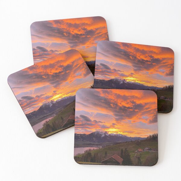 Item preview, Dreamy Switzerland Sunset designed and sold by HardWines.