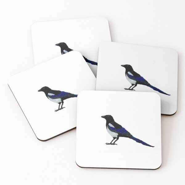 Item preview, Hand embroidered Magpie designed and sold by Alsa-handembroidery.