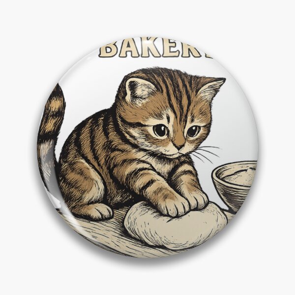 Item preview, Kitty Biscuits Bakery Funny Cat Baking designed and sold by Retro Rascals Co..
