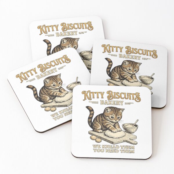 Item preview, Kitty Biscuits Bakery Funny Cat Baking designed and sold by TeeSpectrume.