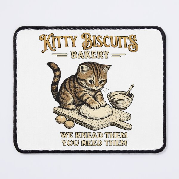 Item preview, Kitty Biscuits Bakery Funny Cat Baking designed and sold by Feral Feline.