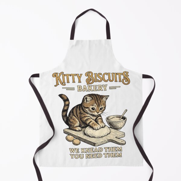 Item preview, Kitty Biscuits Bakery Funny Cat Baking designed and sold by TeeSpectrume.