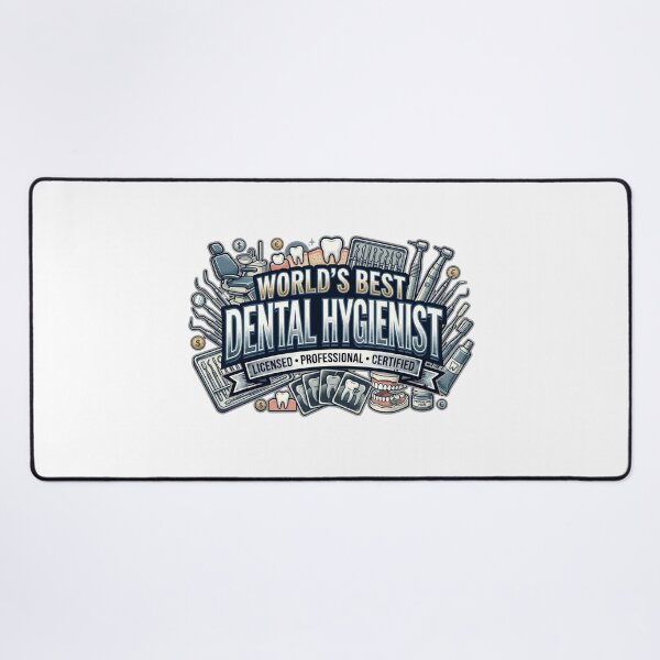 Item preview, World's Best Dental Hygienist Professional designed and sold by CdnVeteranGraphics .