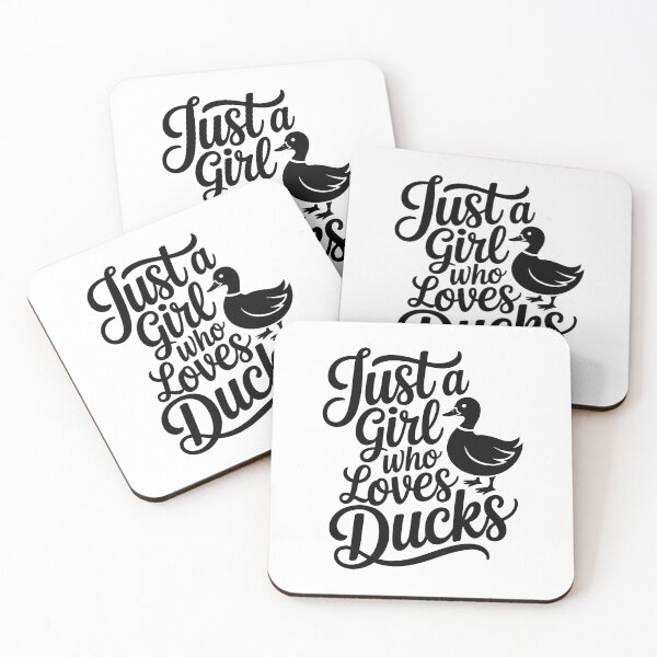 Item preview, Just a Girl Who Loves Ducks designed and sold by jkrphoto.
