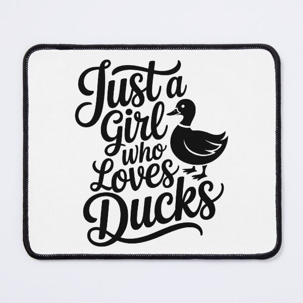 Item preview, Just a Girl Who Loves Ducks designed and sold by jkrphoto.