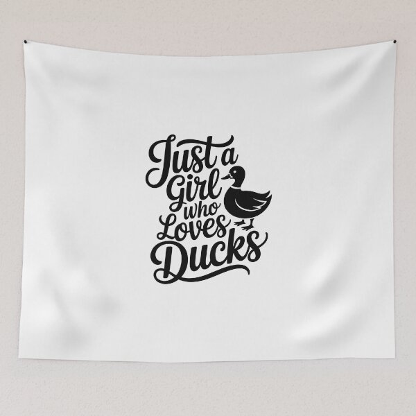 Item preview, Just a Girl Who Loves Ducks designed and sold by jkrphoto.