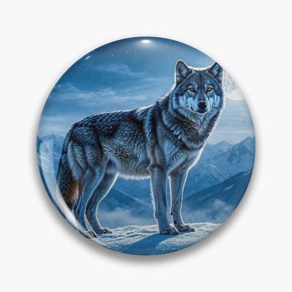 Item preview, Moonlit Wolf Majesty designed and sold by ZolaDesings.