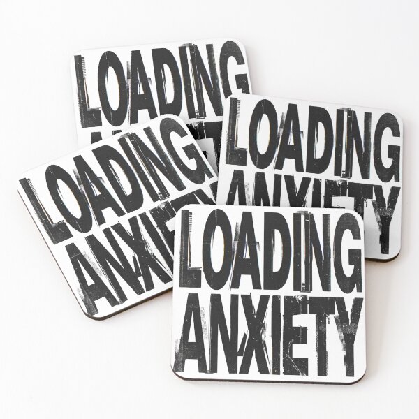 Item preview, LOADING ANXIETY | Glitch Brutalist Typography Design designed and sold by afarkar.