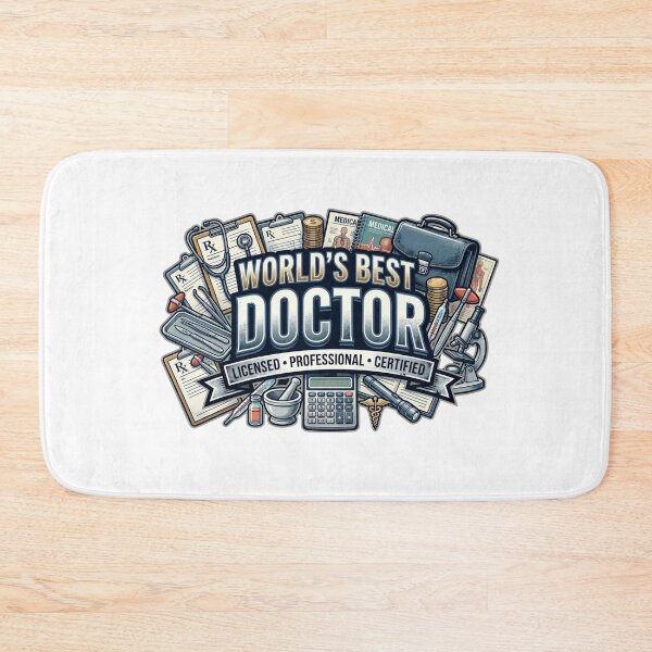Item preview, World's Best Doctor Licensed Professional designed and sold by CdnVeteranGraphics .