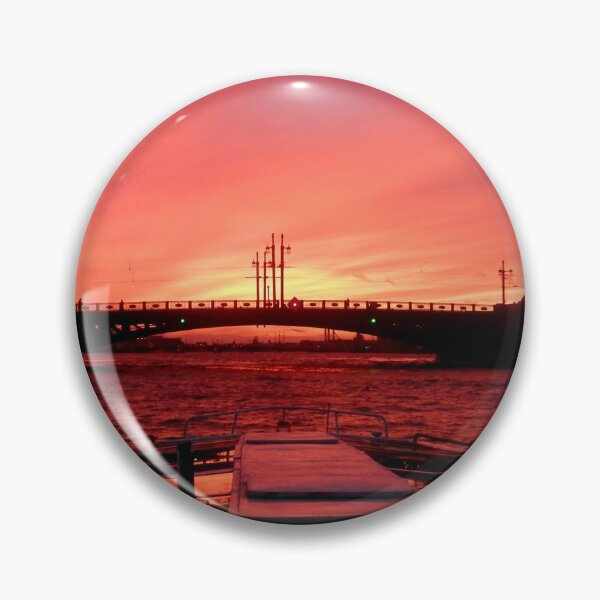 Item preview, Crimson Sunset River Cruise: Dramatic City Skyline designed and sold by Apex_Visuals.