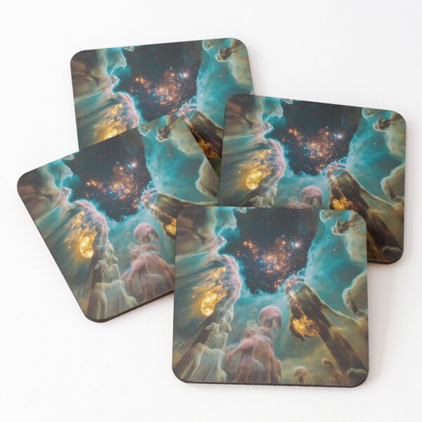 Item preview, Pillars of Creation Art — Vibrant Cosmic Nebula Print, Abstract Galaxy Space Art for Stargazers, Astronomy Lovers & Home Decor designed and sold by OandSDesigns23.