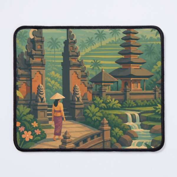 Item preview, Ubud Bali Travel Poster designed and sold by MatthewHeights.