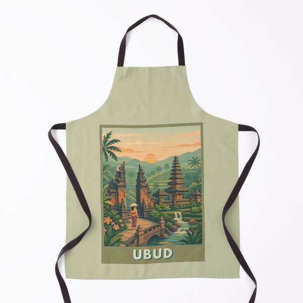 Item preview, Ubud Bali Travel Poster designed and sold by MatthewHeights.