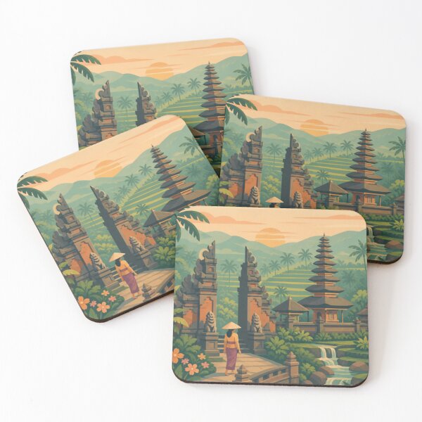 Item preview, Ubud Bali Travel Poster designed and sold by MatthewHeights.