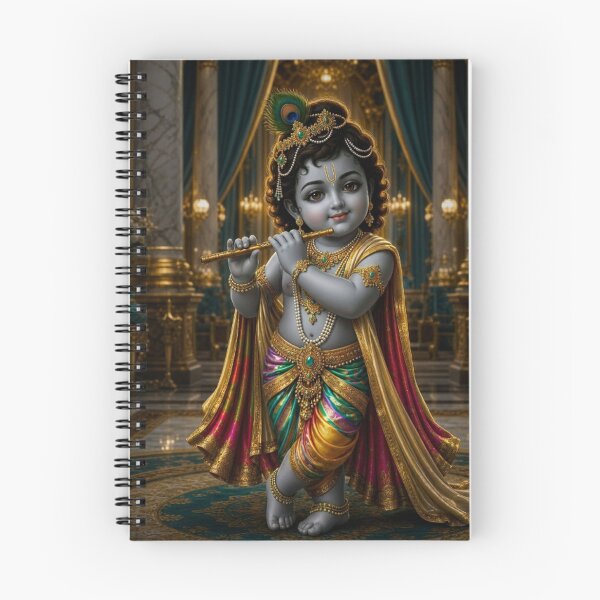 Item preview, Hindu God Lord Krishna With Flute designed and sold by AngeliqueArt.