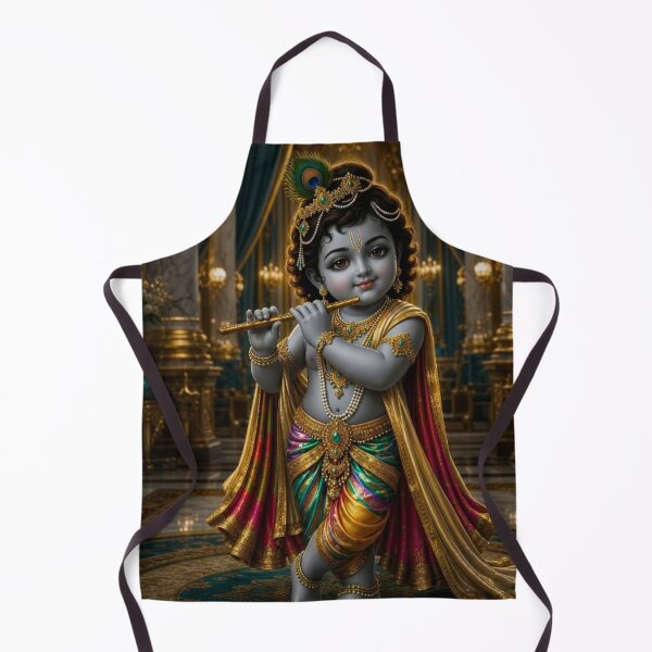Item preview, Hindu God Lord Krishna With Flute designed and sold by AngeliqueArt.