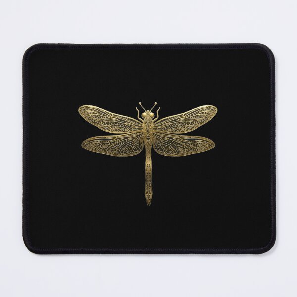 Item preview, Gold & Black Dragonfly Decal - Nature's Delicate Art designed and sold by 21 Tulips.