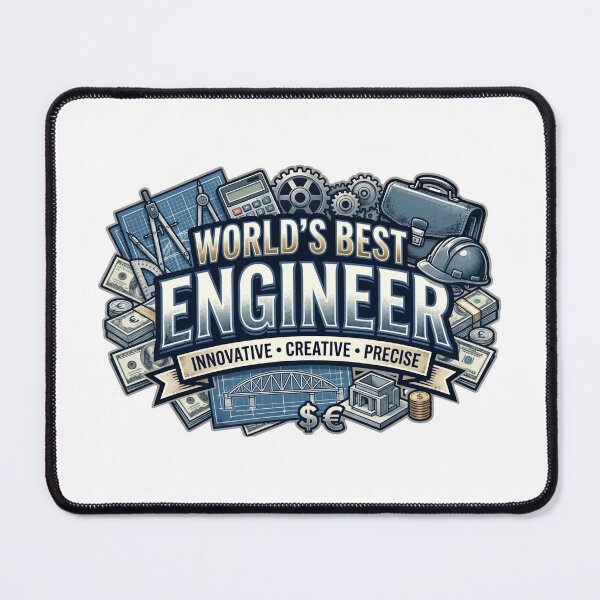 Item preview, World's Best Engineer Professional Tools Design designed and sold by CdnVeteranGraphics .