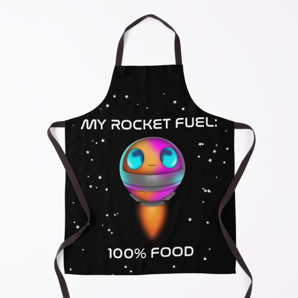 Item preview, Funny Colorful Rocket - "My Rocket Fuel: 100% Food" designed and sold by APEStudio.