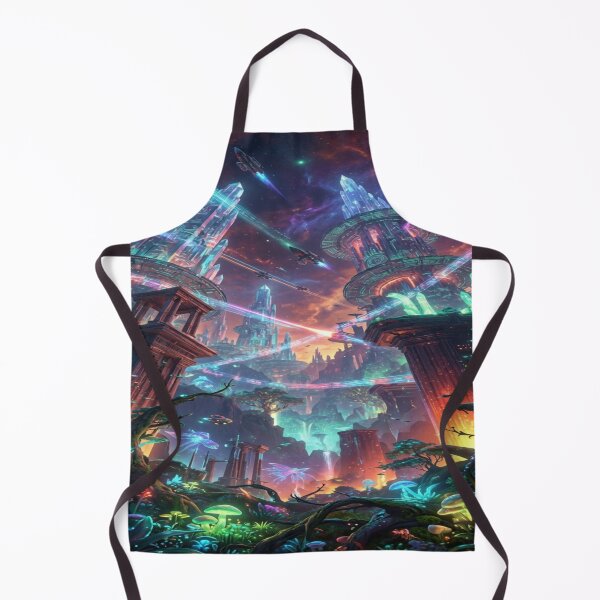 Item preview, Ascension Path – Neon Starborn Realm designed and sold by RavenCrow444.