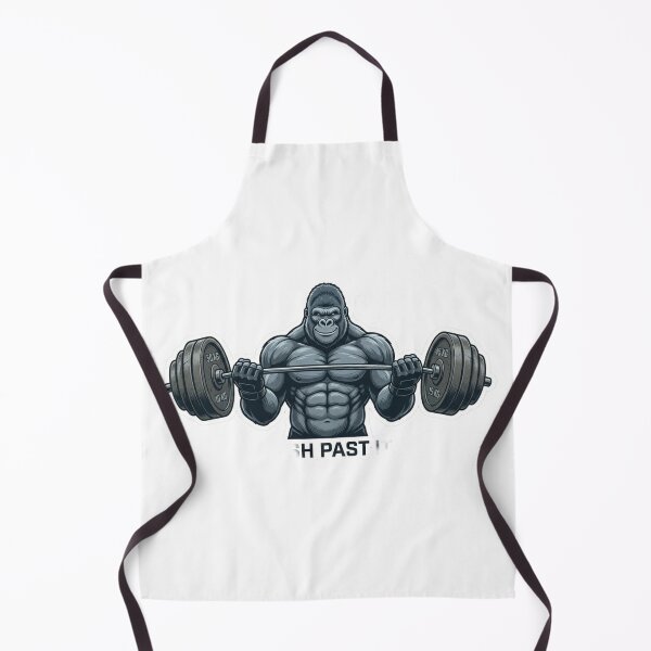 Item preview, Muscular Gorilla Weightlifting Gym Workout Design designed and sold by JeevanStickers.