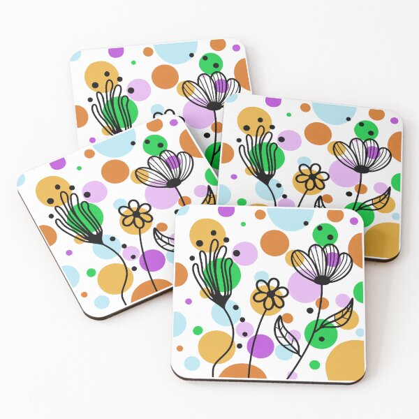 Item preview, Colorful  Geometric Floral Boho Abstract designed and sold by Sartoris Art.