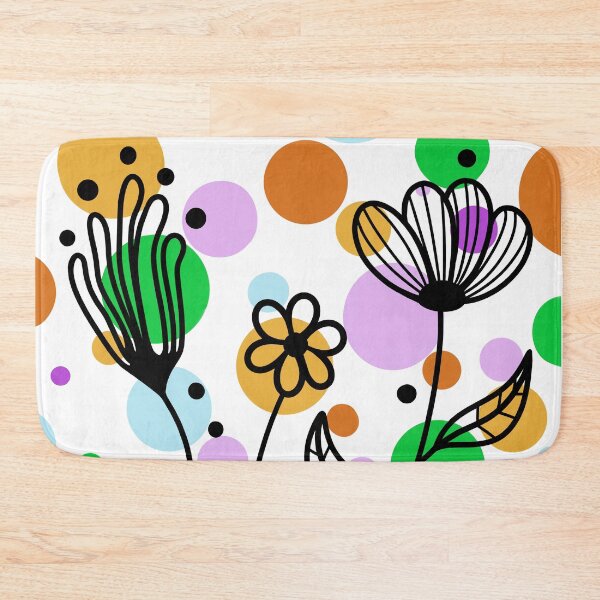 Item preview, Colorful Geometric Floral Boho Abstract designed and sold by Sartoris Art.