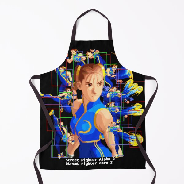 Item preview, chun li alpha 2 hitbox data collage designed and sold by Cent75.