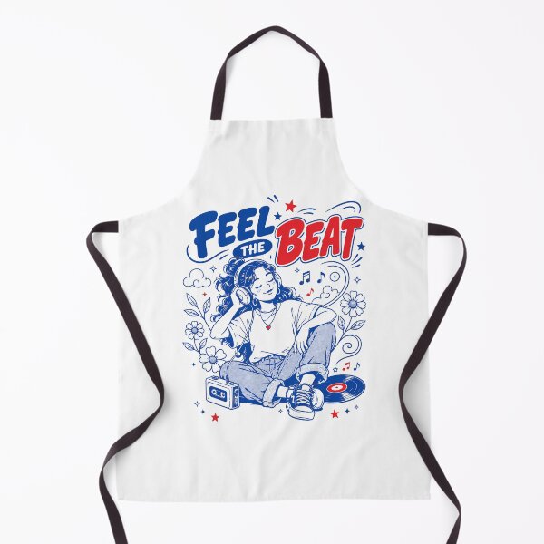 Item preview, Feel The Beat Retro Music Girl designed and sold by olosra.